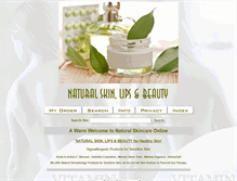 Tablet Screenshot of naturesdermatology.com